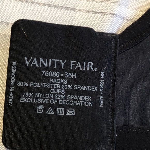 VANITY FAIR 36H UNDERWIRE BRA NWOT - Picture 4 of 6